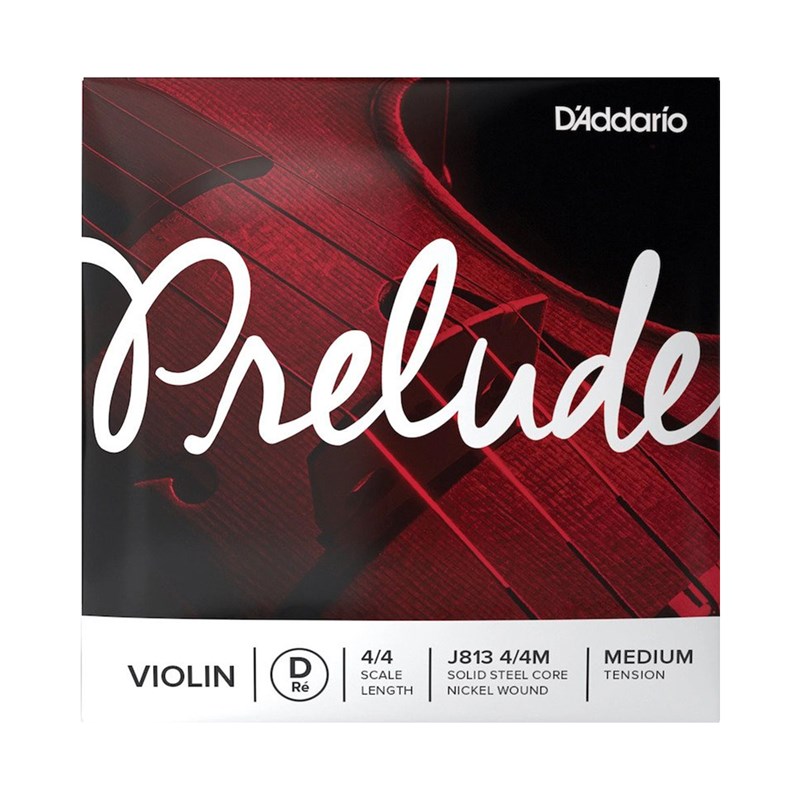D'Addario J813 4/4M Prelude Violin Single D String Medium